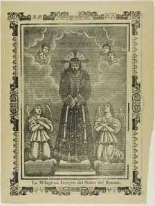 La milagrosa imagen del Señor del Rescate (The Miraculous Image of Our Savior), 1903. Creator: José Guadalupe Posada