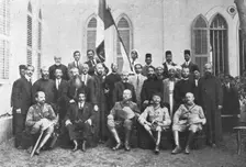 La mission militaire francaise, ayant pour chef le lieutenant-colonel Bremond, visite... 1916. Creator: Melik
