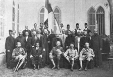 La mission militaire francaise, ayant pour chef le lieutenant-colonel Bremond, visite... 1916. Creator: Melik