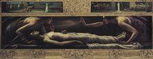 La muerte de santa Inés (The death of Saint Agnes), 1917-1918. Creator: Romero de Torres, Julio (1874-1930)