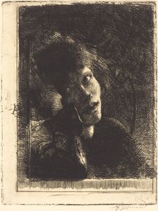 La Muse Accoudée, 1884. Creator: Paul Albert Besnard