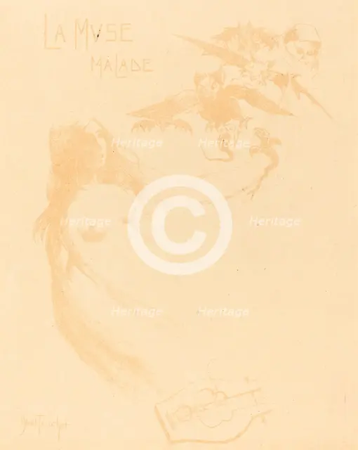 La Muse malade, c. 1900. Creator: Louis Abel-Truchet.