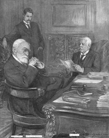 'La note verbale a la France; l'Ambassadeur d'Allemagne au quai d'Orsay, 23 juillet 1914. Creator: J Simont