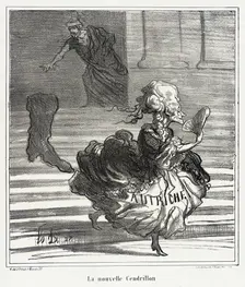 La nouvelle Cendrillon, 1866. Creator: Honore Daumier
