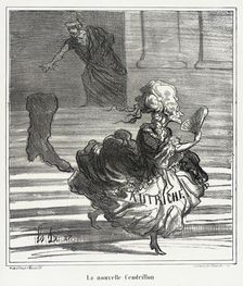La nouvelle Cendrillon, 1866. Creator: Honore Daumier