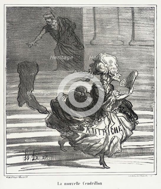 La nouvelle Cendrillon, 1866. Creator: Honore Daumier.