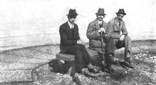 La Nouvelle Europe; L'exil des Habsbourg; sur une terrasse dominant le lac Constance,..., 1919. Creator: Unknown