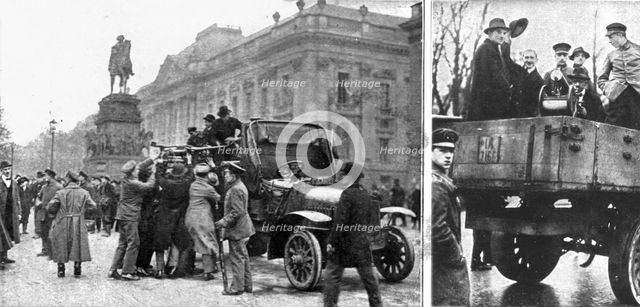 'La Nouvelle Europe; la guerre civile a Berlin; le 24 decembre 1918, des revolutionnaires..., 1918 Creator: Unknown.