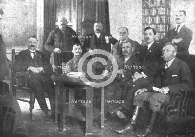 'La Nouvelle Europe; Le regime communiste a Budapest; le "directoire" bolcheviste..., 1919. Creator: Unknown.