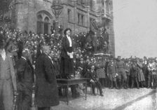 La Nouvelle Europe; Le regime communiste a Budapest; une actrice du Theatre National..., 1919. Creator: Unknown