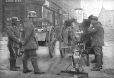 La Nouvelle Europe; les elections Allemandes; l'ordre assure dans la rue par l'artillerie..., 1919. Creator: Unknown