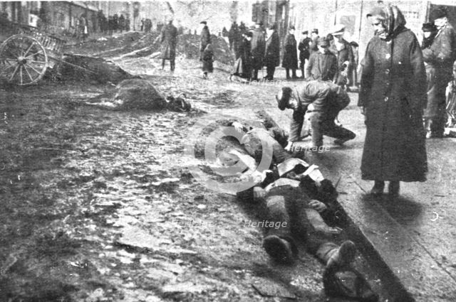 'La Nouvelle Europe; Ukraine et Finlande; la guerre civile en Finlande: les Rouges y resist... 1918. Creator: Unknown.