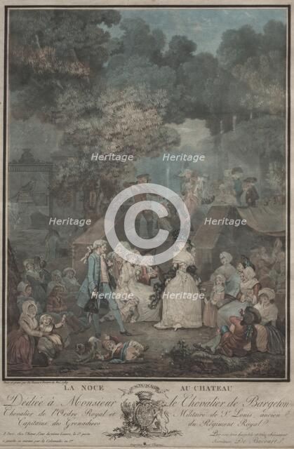 La Noce au Château, 1789. Creator: Philibert Louis Debucourt (French, 1755-1832).