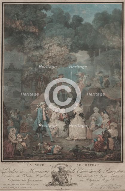 La Noce au Château, 1789. Creator: Philibert Louis Debucourt (French, 1755-1832).