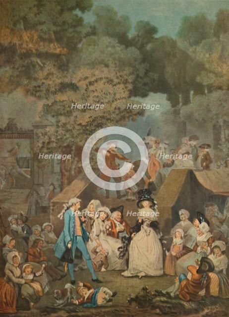 'La Noce Au Chateau', (Wedding in the Chateau), 1789, (1913). Artist: Philibert Louis Debucourt.