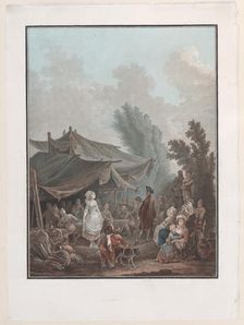 La Noce de Village, 1788-94. Creator: Charles-Melchior Descourtis
