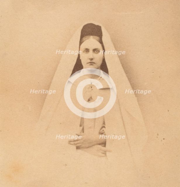 La Nonne blanche, 1860s. Creator: Pierre-Louis Pierson.