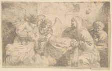 La Nativité de Jésus-Christ (The Nativity of Christ), late 18th century. Creator: Jean Jacques Lagrenee