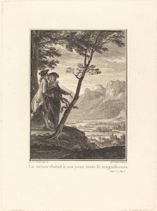 La nature étaloit à nos yeux toute sa magnificence, 1778. Creator: Jean Baptiste Blaise Simonet