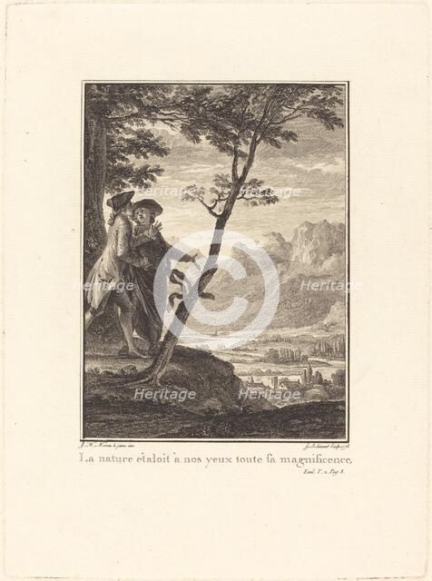 La nature étaloit à nos yeux toute sa magnificence, 1778. Creator: Jean Baptiste Blaise Simonet.