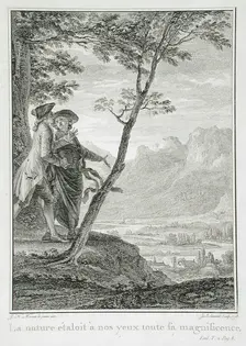 La nature étaloit à nos yeux toute sa magnificence, 1778. Creator: Jean Baptiste Blaise Simonet