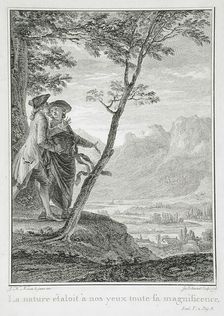 La nature étaloit à nos yeux toute sa magnificence, 1778. Creator: Jean Baptiste Blaise Simonet