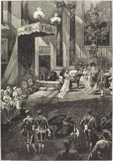 La Naissance d'une Enfante, 1882. Creator: Daniel Urrabieta Vierge