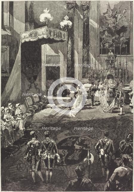 La Naissance d'une Enfante, 1882. Creator: Daniel Urrabieta Vierge.
