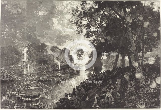 La Neige À Paris. Creator: Auguste Lepere.