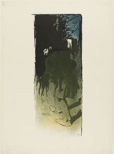 La Nuit, published November 17, 1895. Creator: Theophile Alexandre Steinlen
