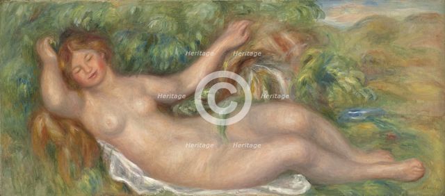 La source (Nu allongé), c. 1902. Artist: Renoir, Pierre Auguste (1841-1919)