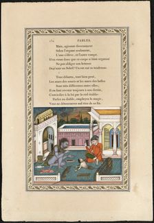 La souris métamorphosée en fille (The Mouse Turned into a Maid), 1837-1839. Creator: Imam Bakhsh Lahori (active 1830s-1840s)