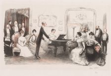 La Soirée Bourgeoise, 1907. Creator: Jean Veber (French, 1868-aft 1907)