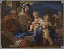 La Sainte Famille, between 1636 and 1671. Creator: Sébastien Bourdon