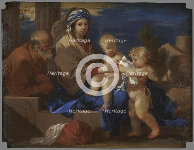 La Sainte Famille, between 1636 and 1671. Creator: Sébastien Bourdon.