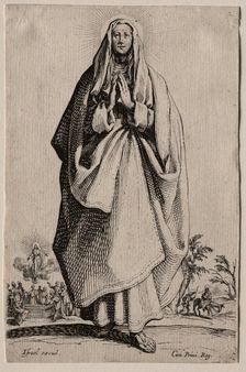 La Sainte Vierge. Creator: Jacques Callot (French, 1592-1635)