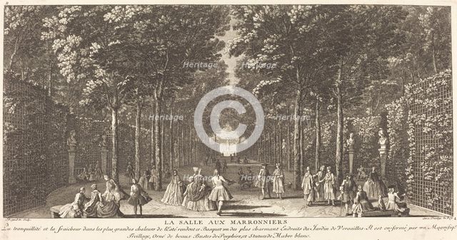 La Salle aux Marronniers. The Chestnut Room. Creator: Jacques Rigaud.