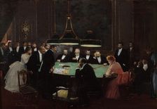 La salle de jeux du casino, 1889. Creator: Béraud, Jean (1849-1936)
