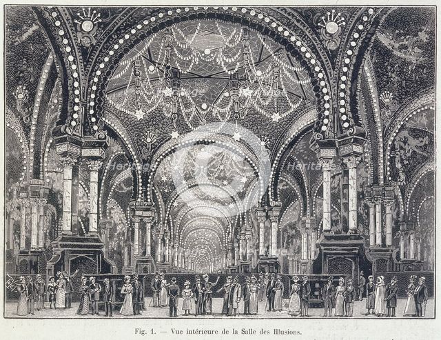'La Salle des Illusions', Paris, September 1900. Creator: Unknown.