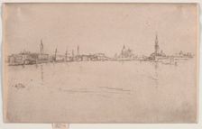 La Salute: Dawn, c. 1880. Creator: James McNeill Whistler (American, 1834-1903)