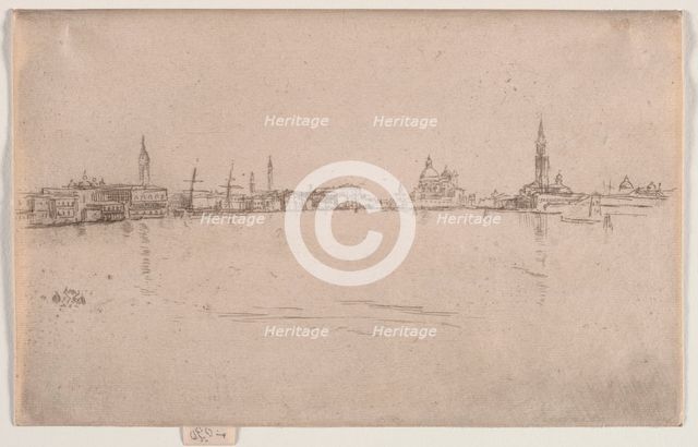 La Salute: Dawn, c. 1880. Creator: James McNeill Whistler (American, 1834-1903).