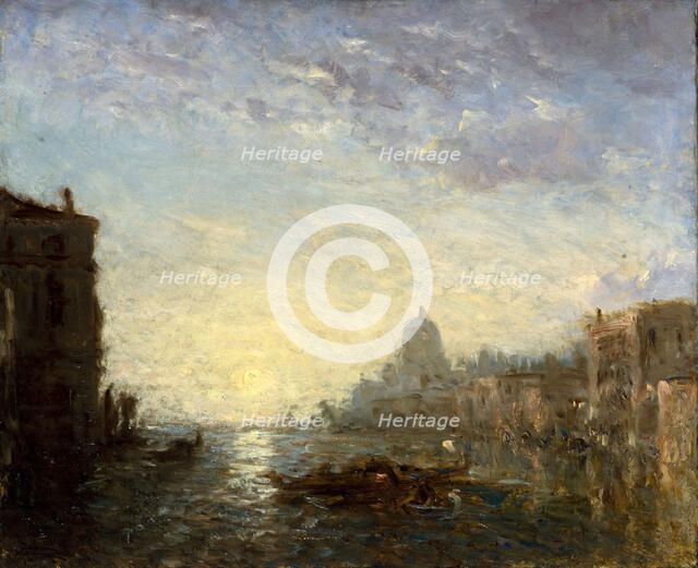 La Salute, effet de matin, between 1880 and 1890. Creator: Felix Francois Georges Philibert Ziem.