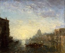 La Salute, effet de matin, between 1880 and 1890. Creator: Felix Francois Georges Philibert Ziem