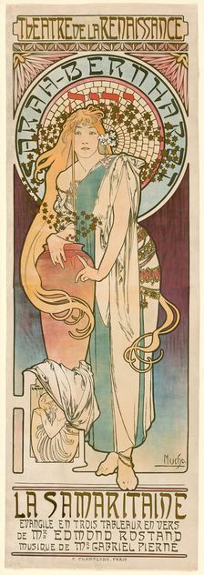 La Samaritaine, 1897. Creator: Alphonse Mucha