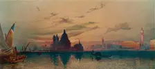 La Santa Salute, from San Giorgio, Venice c1872. Artist: William Collingwood Smith