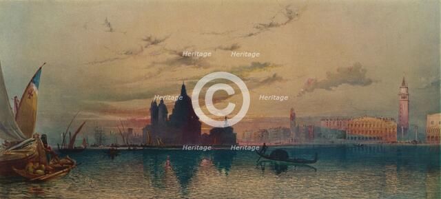 'La Santa Salute, from San Giorgio, Venice', c1872. Artist: William Collingwood Smith.