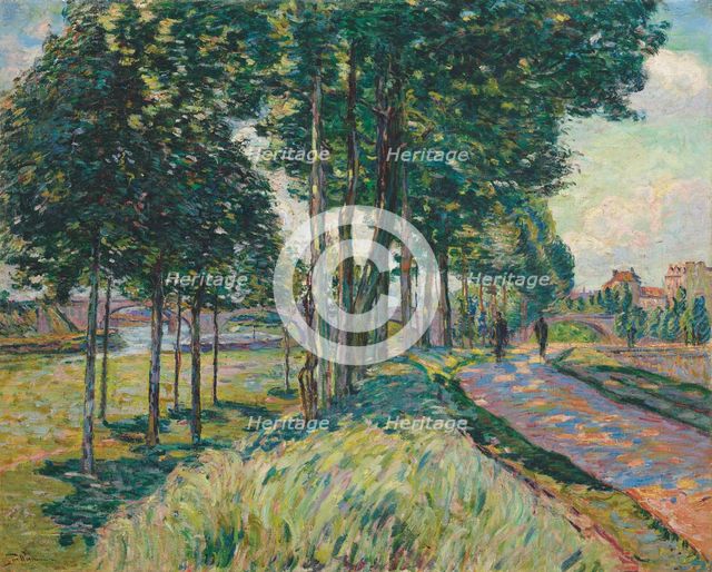 La Seine à Charenton, c1880. Creator: Guillaumin, Jean-Baptiste Armand (1841-1927).