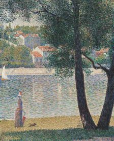 La Seine à Courbevoie , 1885. Creator: Seurat, Georges Pierre (1859-1891)