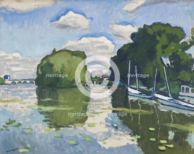 La Seine à Poissy.