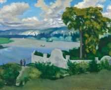 La Seine près da la Roche-Guyon, 1893. Creator: Louis Anquetin